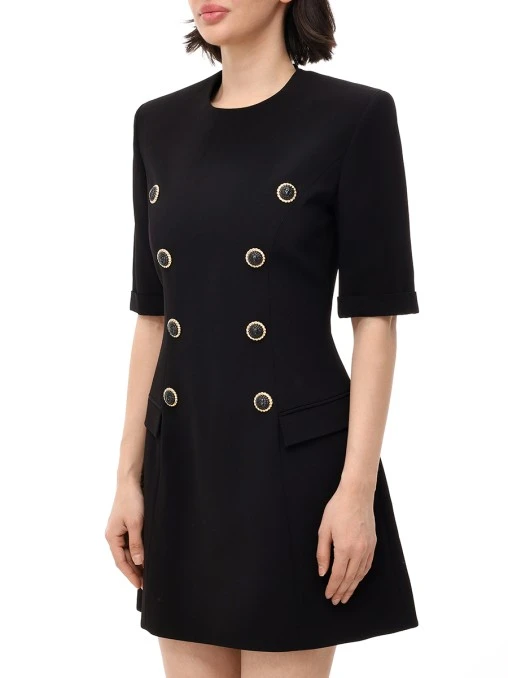 Платье из вискозы BALMAIN