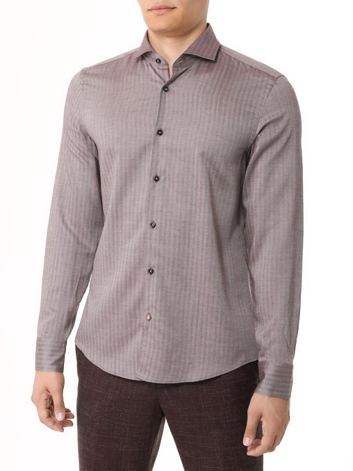 Рубашка Casual Fit из лиоцелла BOSS