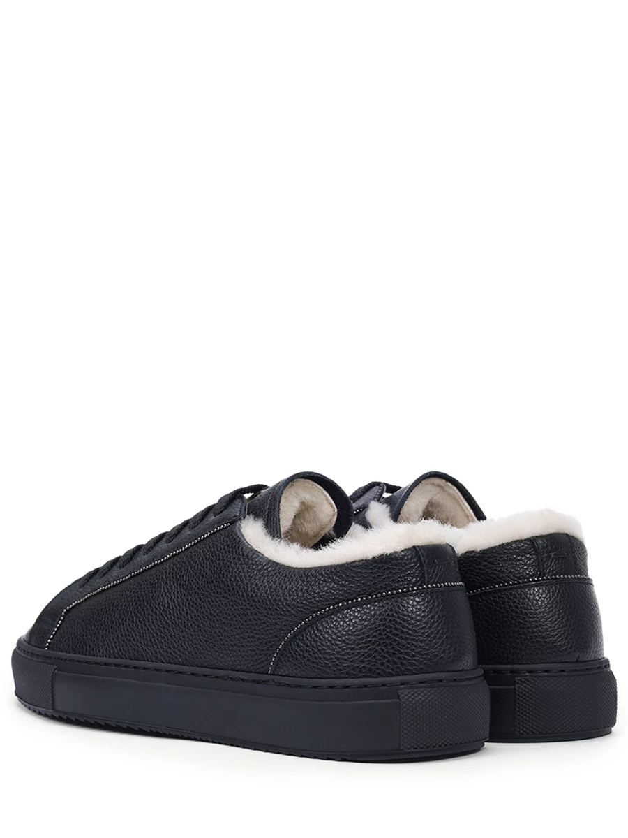 Кеды кожаные на меху