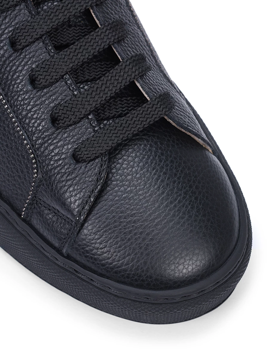 Кеды кожаные на меху