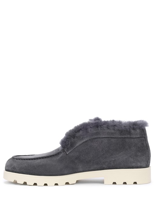 Ботинки замшевые на меху SANTONI