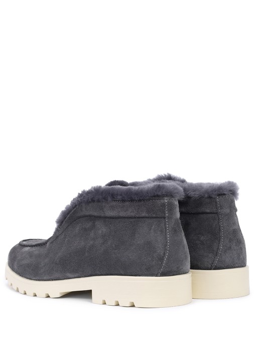 Ботинки замшевые на меху SANTONI