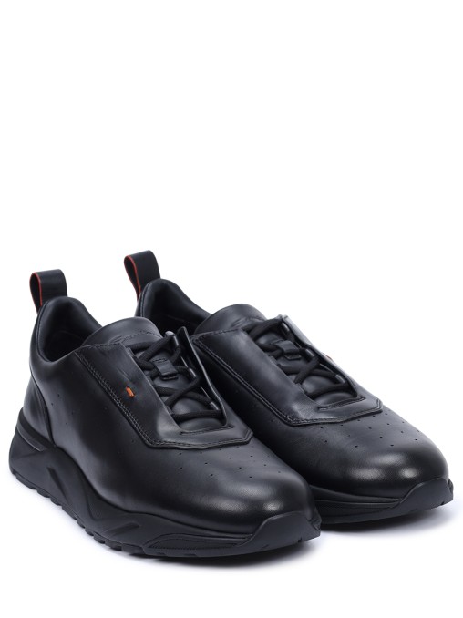 Кроссовки кожаные SANTONI