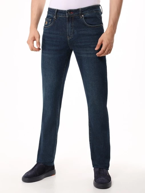 Джинсы Regular fit хлопковые CUDGI