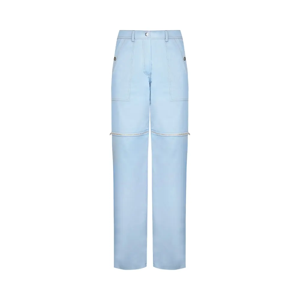 Брюки Lily Cargo Zip хлопковые