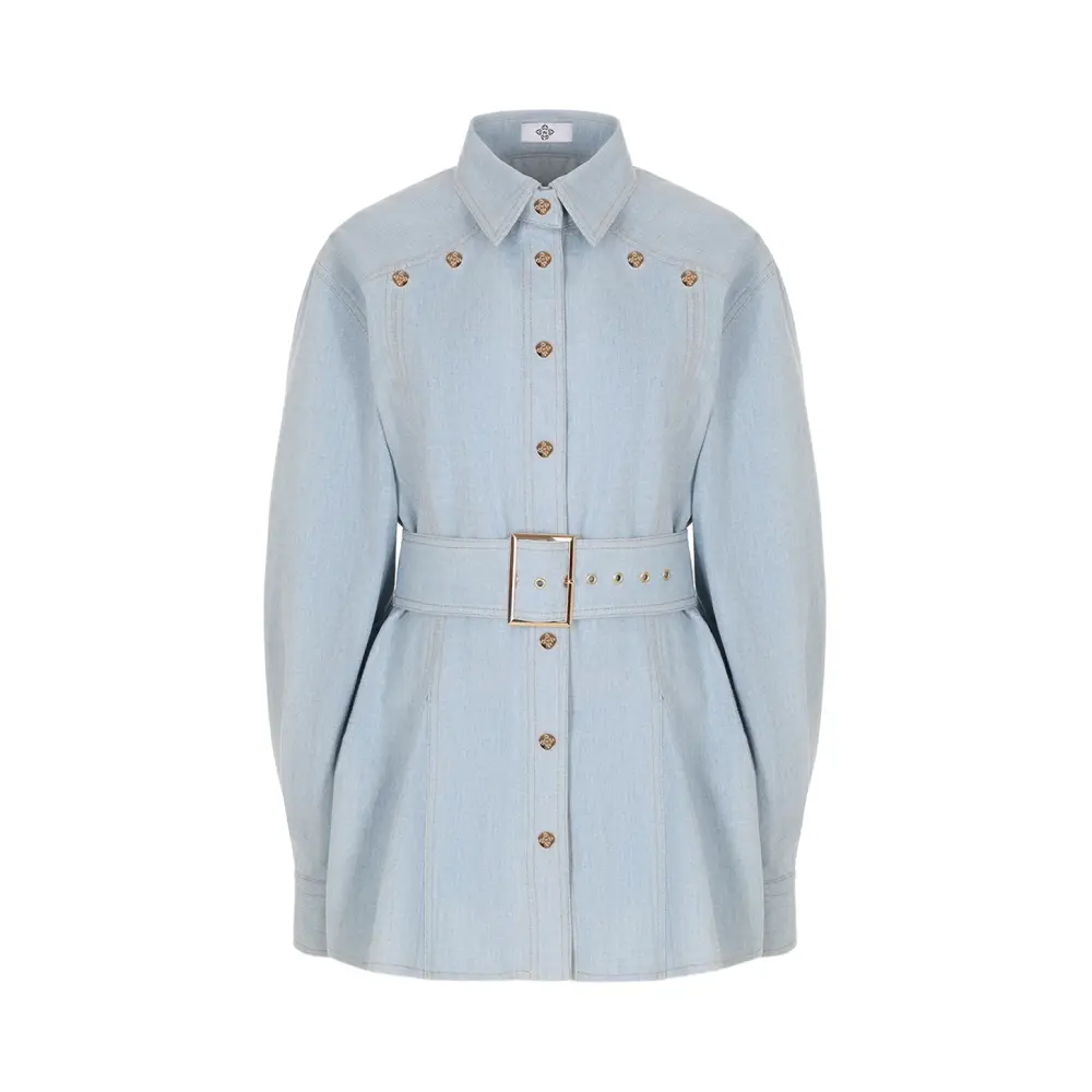 Рубашка Cat джинсовая