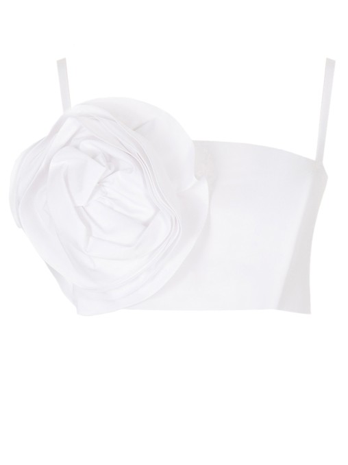 Топ Botanical Rose mini хлопковый WHITE LILY