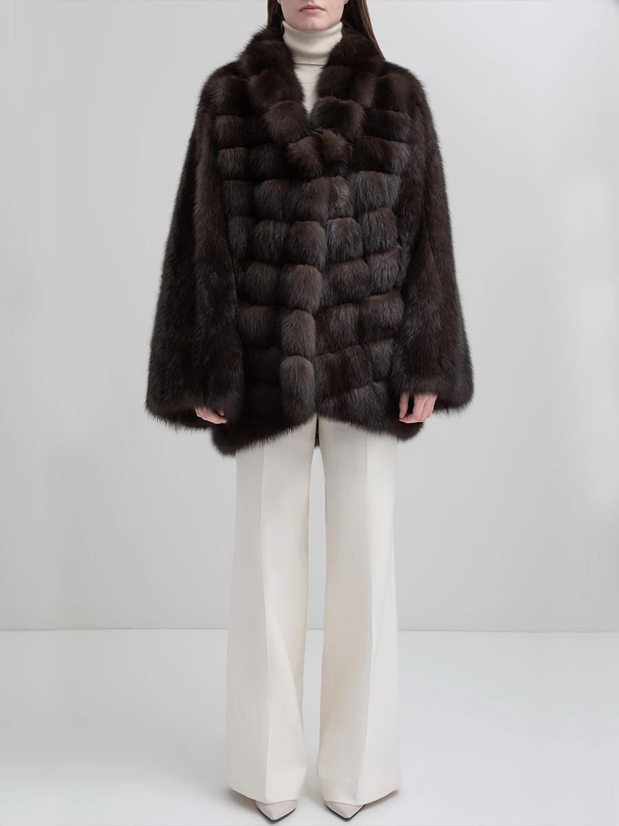 Шуба-кимоно Alex из меха соболя