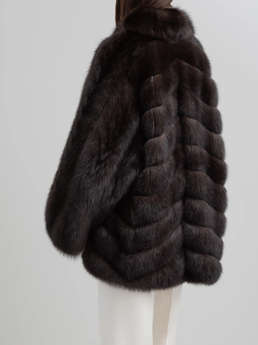 Шуба-кимоно Alex из меха соболя