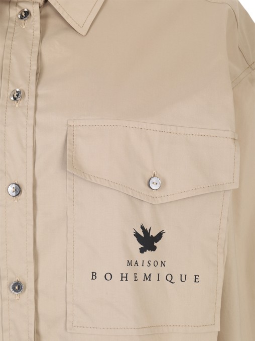 Рубашка хлопковая MAISON BOHEMIQUE