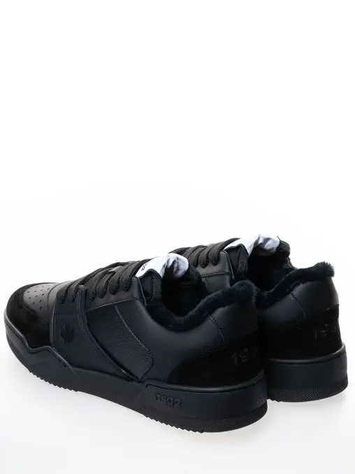 Кеды кожаные на меху DSQUARED2
