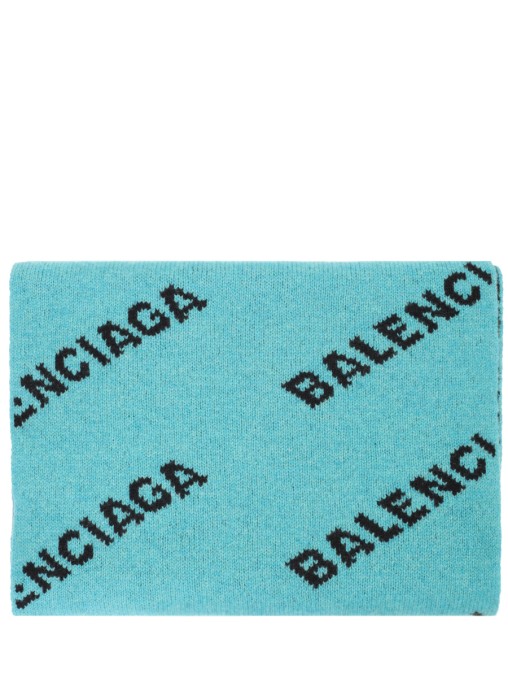 Шарф шерстяной BALENCIAGA