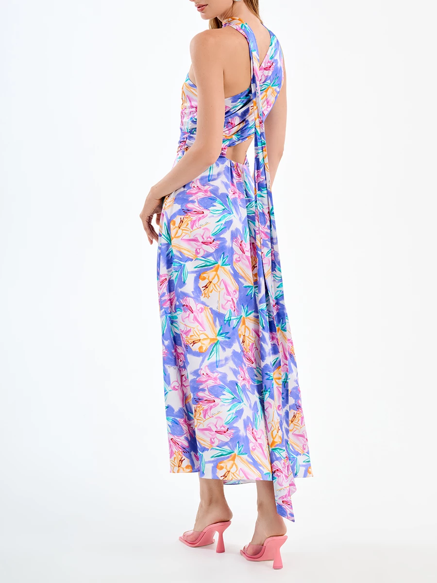 Платье шелковое