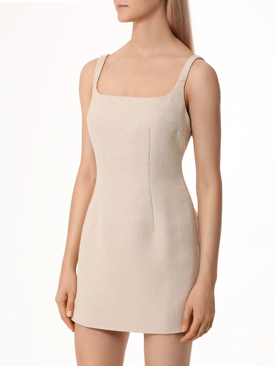 Платье твидовое