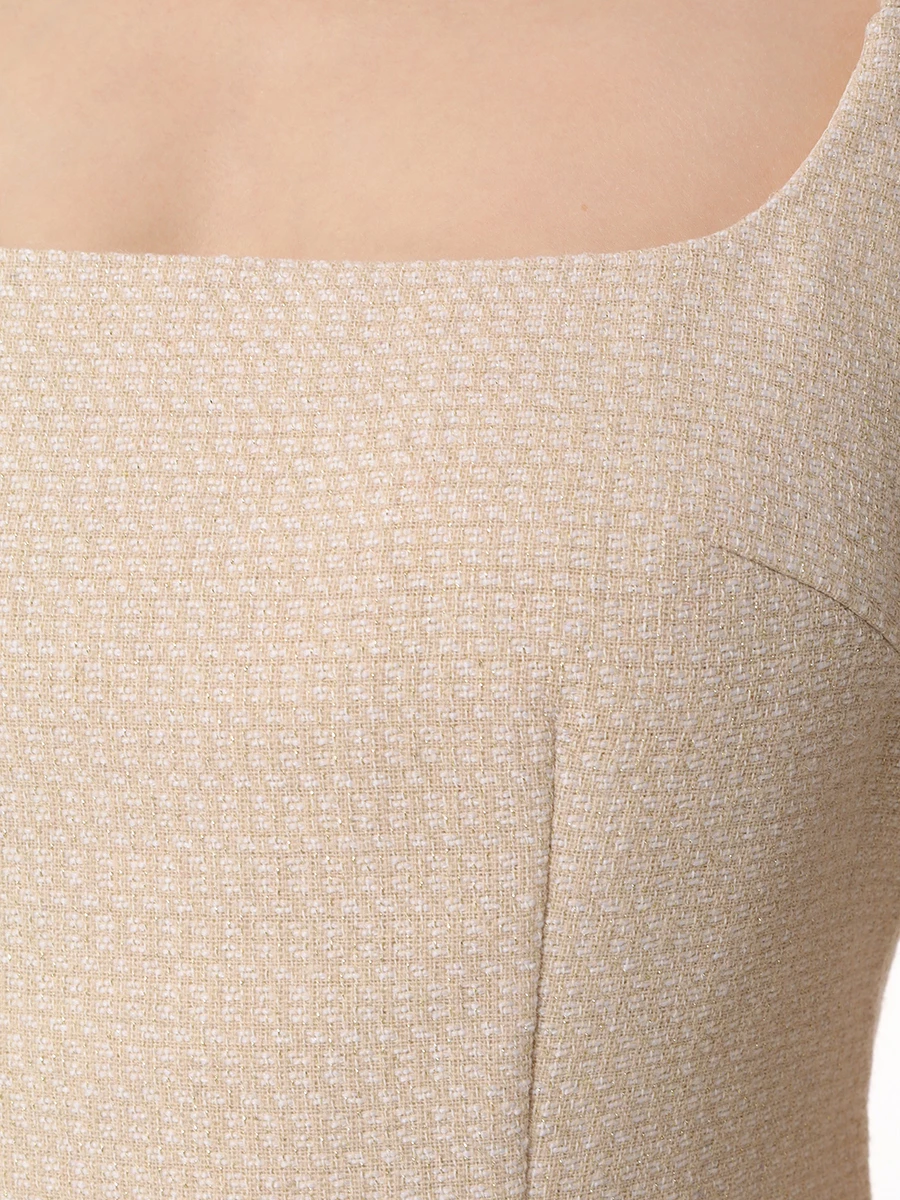 Платье твидовое