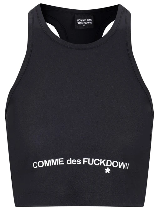 Топ с логотипом COMME DES FUCKDOWN