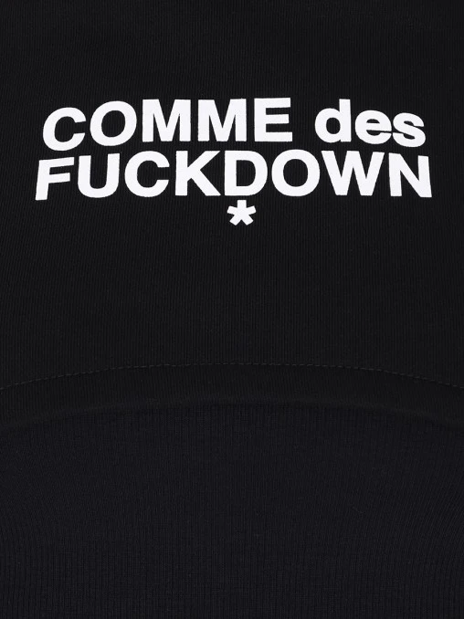 Толстовка хлопковая COMME DES FUCKDOWN