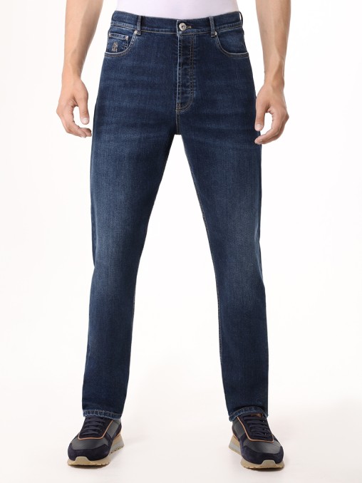 Джинсы Regular Fit хлопковые BRUNELLO CUCINELLI
