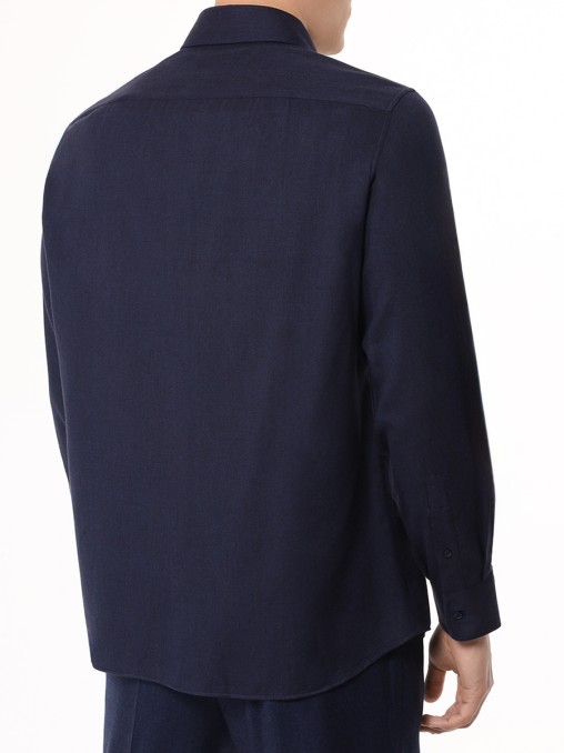 Рубашка Easy Fit хлопковая BRUNELLO CUCINELLI