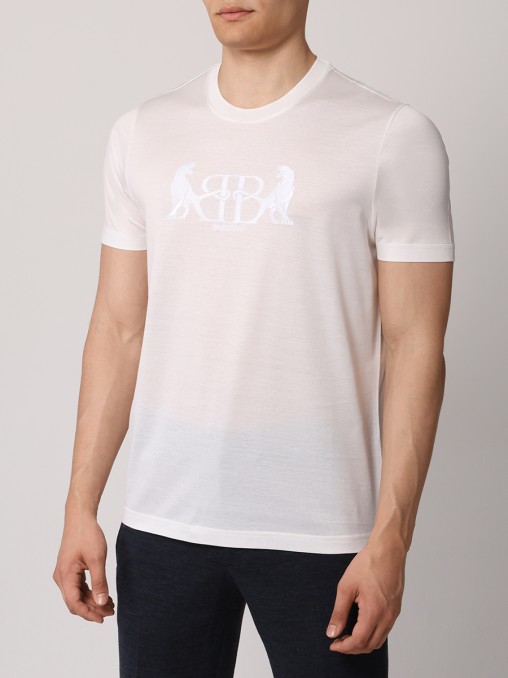 Футболка хлопковая BERTOLO LUXURY MENSWEAR