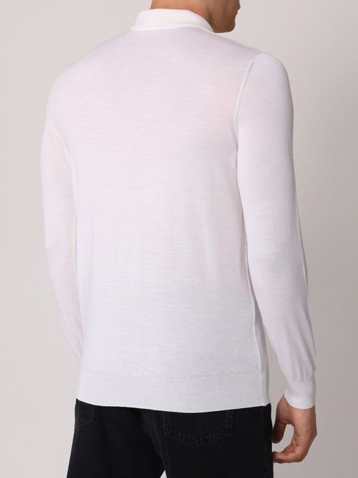 Поло шерстяное BERTOLO LUXURY MENSWEAR