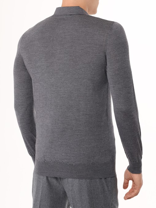 Поло шерстяное BERTOLO LUXURY MENSWEAR