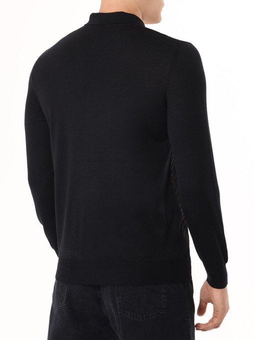 Поло из шерсти и шелка BERTOLO LUXURY MENSWEAR