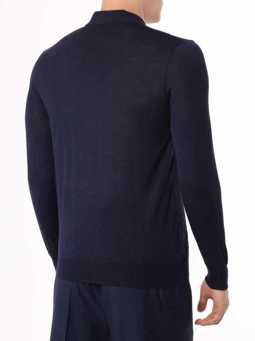 Поло из кашемира и шелка BERTOLO LUXURY MENSWEAR