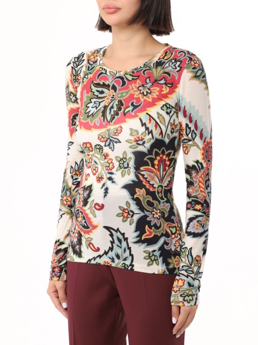 Лонгслив из шерсти ETRO