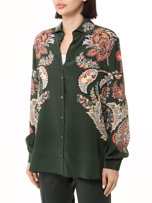 Рубашка шелковая ETRO