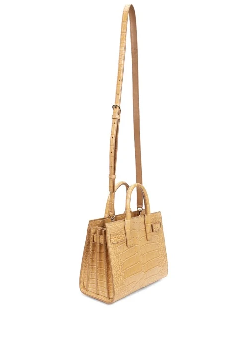 Сумка из кожи крокодила Sac de Jour SAINT LAURENT
