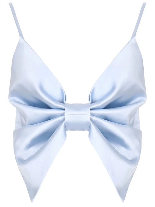 Топ из вискозы и ацетата SANS MERCI