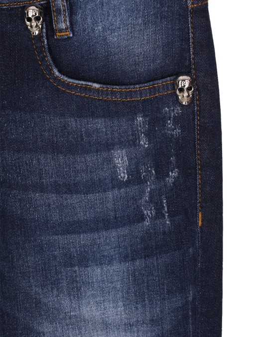 Джинсы хлопковые PHILIPP PLEIN