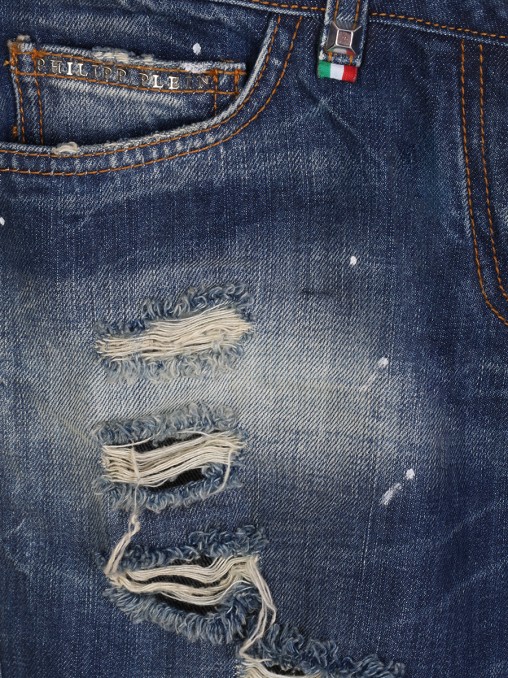 Джинсы хлопковые PHILIPP PLEIN