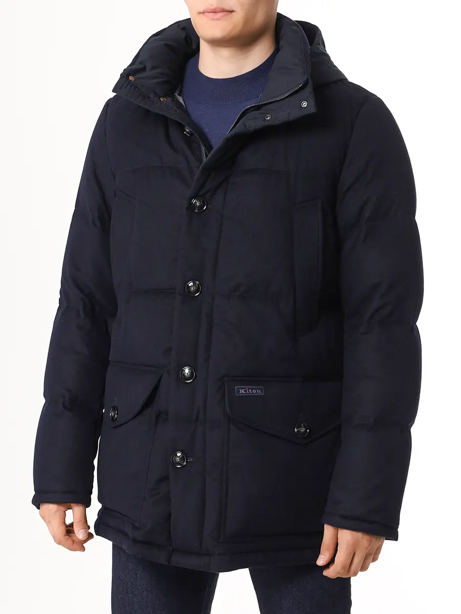 Пуховик стеганый