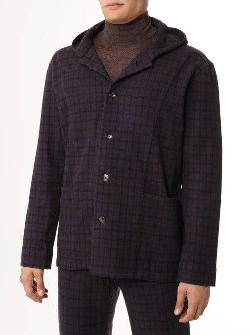 Рубашка шерстяная KITON