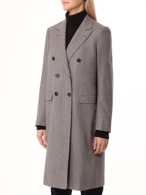 Пальто шерстяное KITON