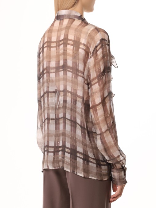 Блуза шелковая KITON