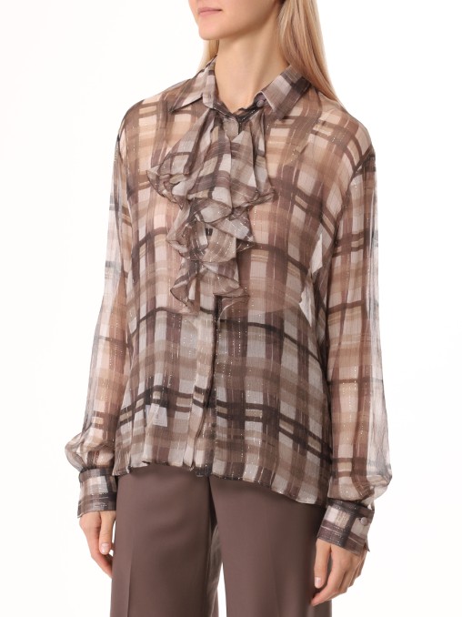 Блуза шелковая KITON