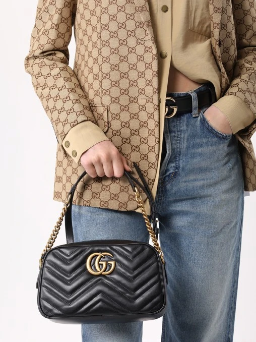 Сумка кожаная Marmont GUCCI