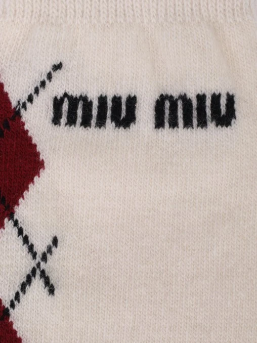Носки из шерсти и кашемира MIU MIU