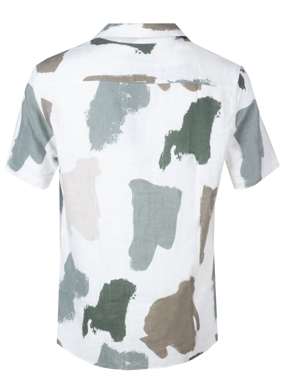 Рубашка из вискозы и льна