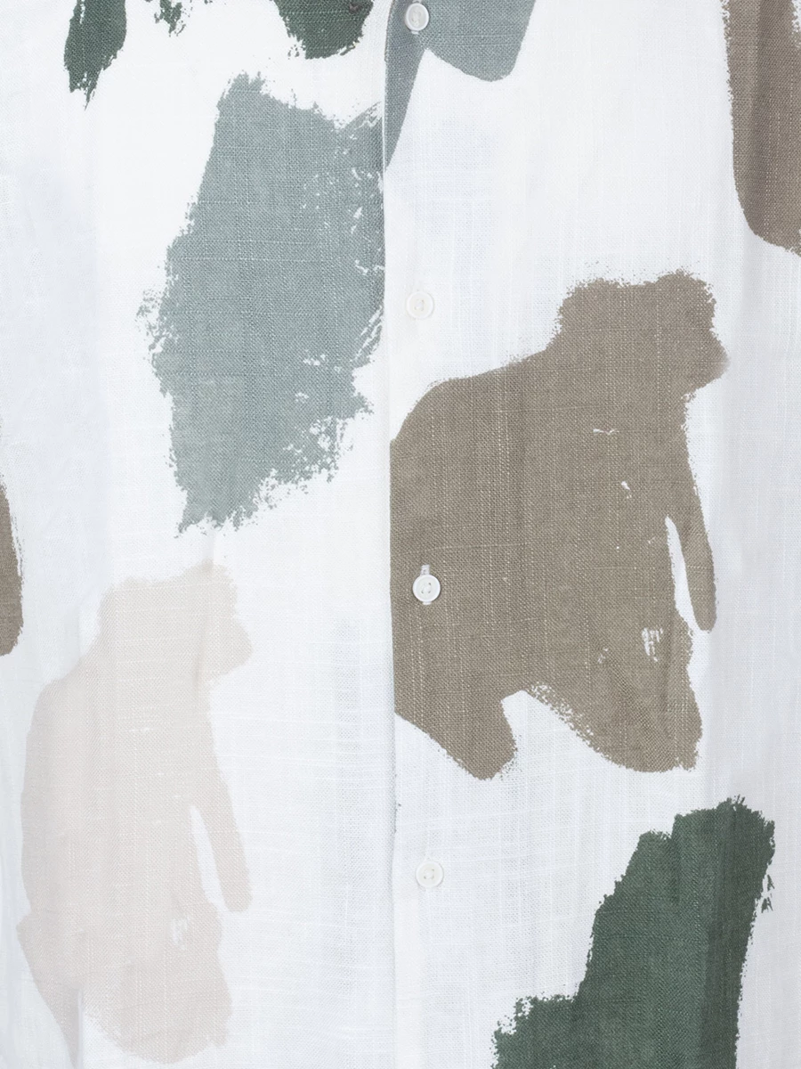 Рубашка из вискозы и льна