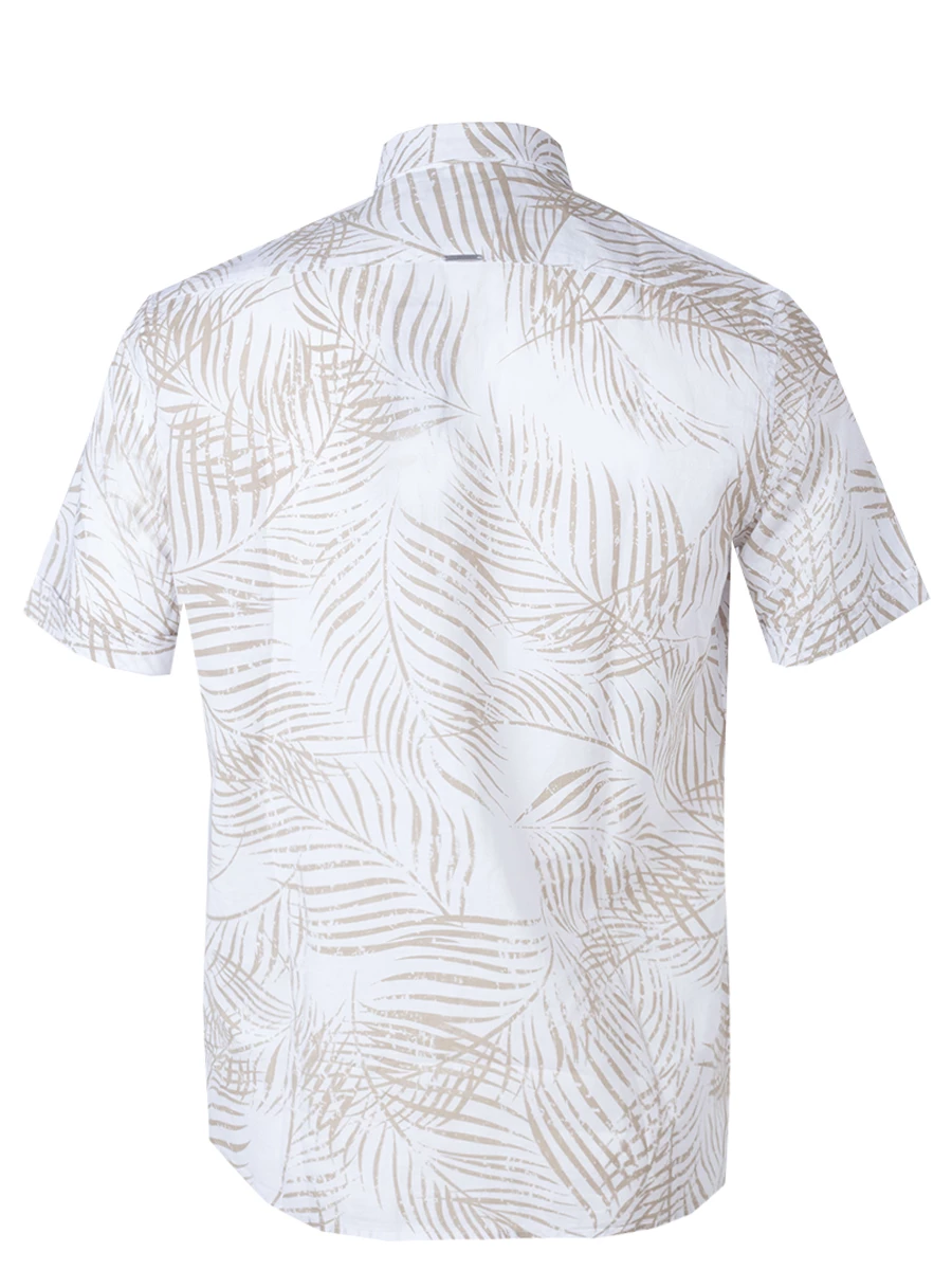 Рубашка из вискозы и льна