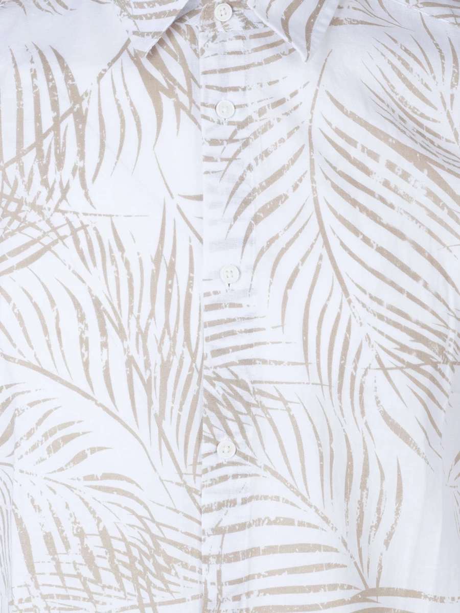 Рубашка из вискозы и льна