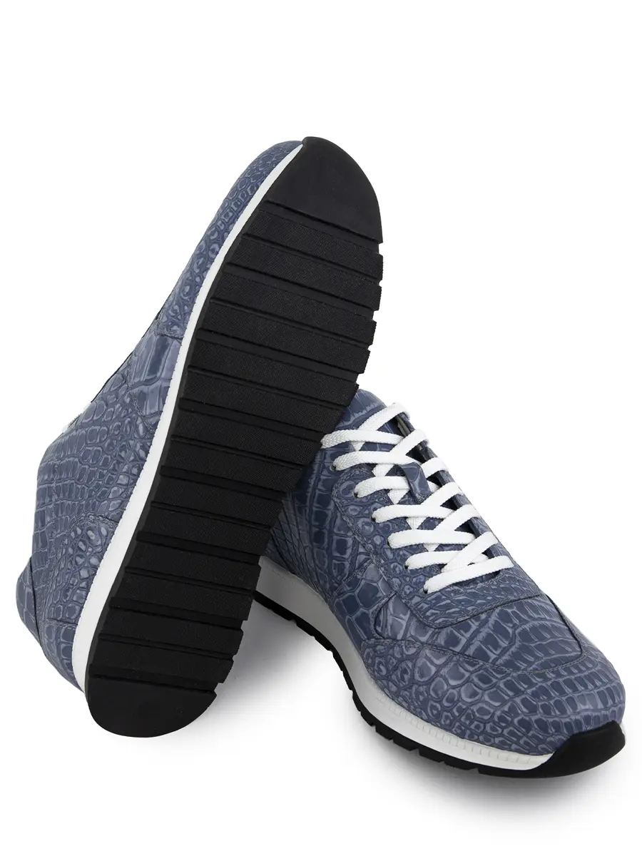 Кроссовки кожаные