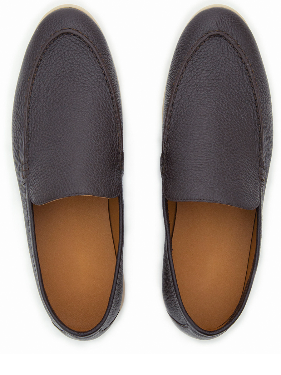 Лоферы кожаные