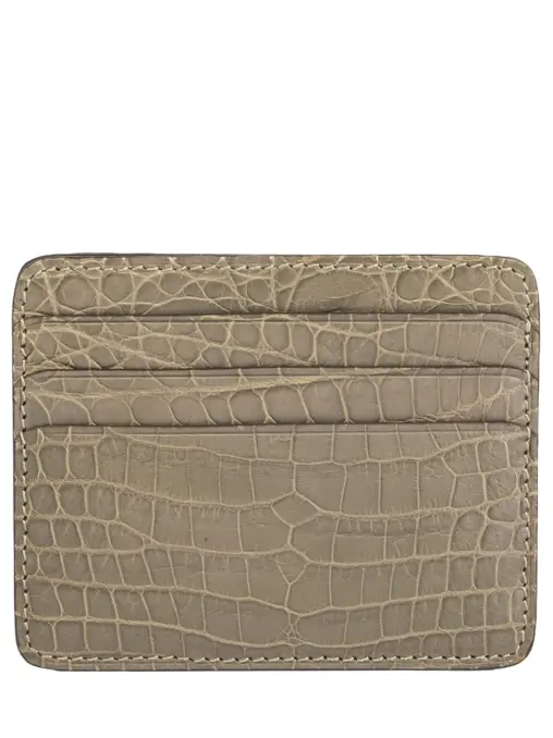 Кардхолдер из кожи крокодила BARDINI