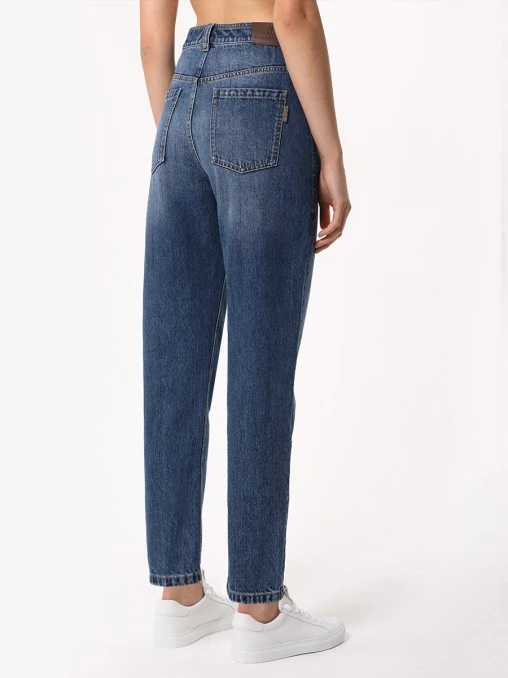 Джинсы Baggy Jean хлопковые BRUNELLO CUCINELLI