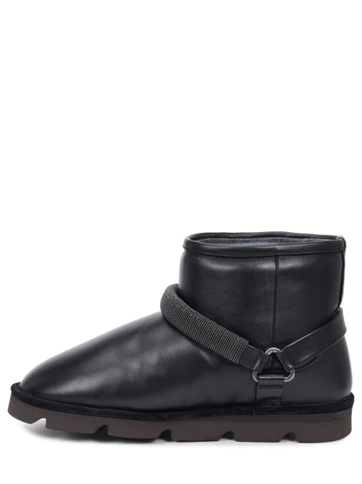 Угги кожаные BRUNELLO CUCINELLI